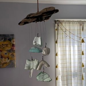 Sea Glass Mobile Sun Catcher